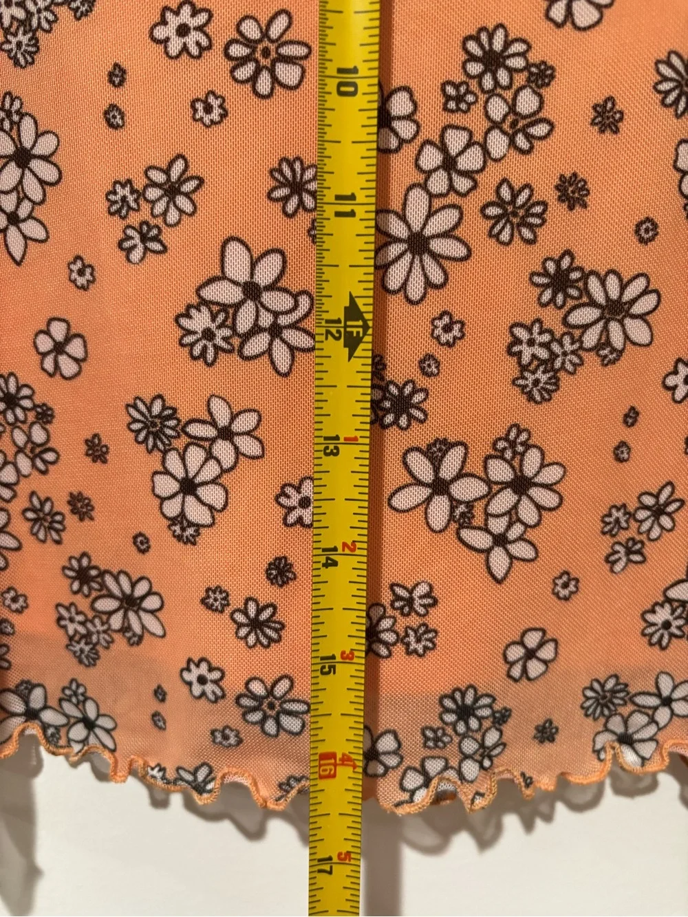 Wild Fable Peach Floral Mini Skirt - Women